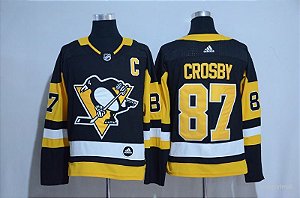 Camisa NHL Hockey Clássica de Inverno Authentic Penguins Wordmark