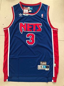 Camisas de Basquete retrô New Jersey Nets - 3 Petrovic