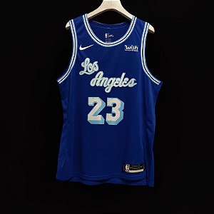 Camisa de Basquete Los Angeles Lakers 2021 Classic versão Jogador - 23 Lebron James