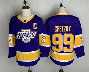 Camisa de Hockey NHL Los Angeles Kings - 99 Gretzky