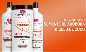 SEMENTE DE ABÓBORA E ÓLEO DE COCO