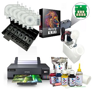 Kit Adaptação DTF para L18050/L8050 + Kit de Impressão