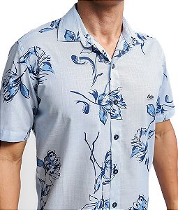 Camisa Tecido MC Verano Estampado  - Loja His