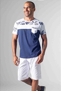 Camisa com Bolso Estampa de Traços - Loja His - Loja His - Moda Masculina:  Camisas Polo, Camisetas, Bermudas e Calças