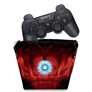 Capa PS3 Controle Case - Iron Man