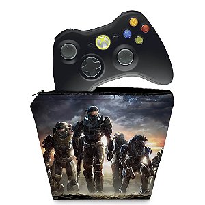 Capa Xbox 360 Controle Case - Halo Anniversary