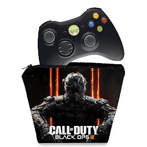 Capa Xbox 360 Controle Case - Call Of Duty Black Ops 3