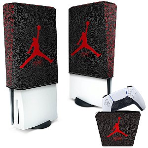 KIT Capa PS5 Fat e Case Controle - Jordan Flight