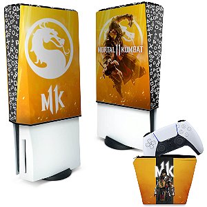 KIT Capa PS5 e Case Controle - Mortal Kombat 11