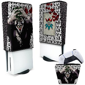 KIT Capa PS5 Fat e Case Controle - Joker Coringa