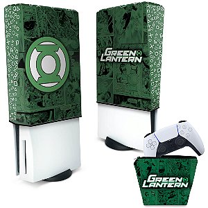 KIT Capa PS5 e Case Controle - Lanterna Verde Comics