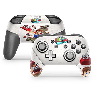 Nintendo Switch Pro Controle Skin - Super Mario Odyssey