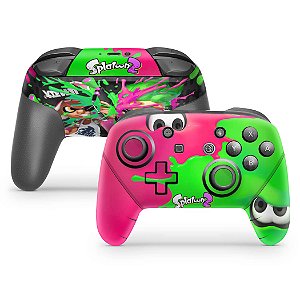 Nintendo Switch Pro Controle Skin - Splatoon 2