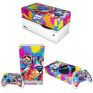 KIT Xbox Series S Skin e Capa Anti Poeira - Forza Horizon 5