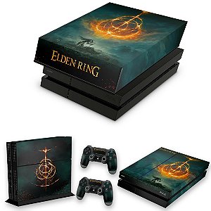 KIT PS4 Fat Skin e Capa Anti Poeira - Elden Ring