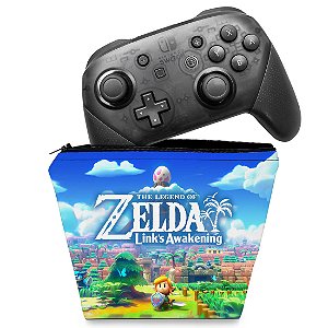 Capa Nintendo Switch Pro Controle Case - Zelda Link's Awakening