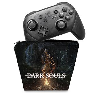 Capa Nintendo Switch Pro Controle Case - Dark Souls Remastered