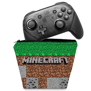 Capa Nintendo Switch Pro Controle Case - Minecraft