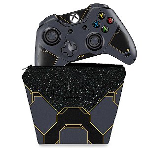 KIT Capa Case e Skin Xbox One Fat Controle - Halo Infinite Bundle