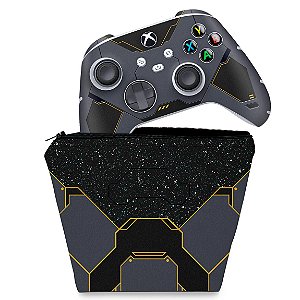 KIT Capa Case e Skin Xbox Series S X Controle - Halo Infinite Bundle