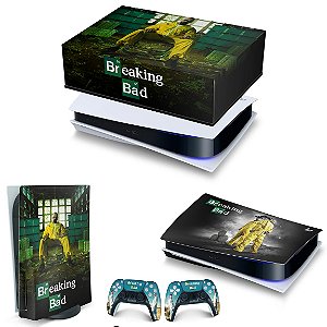 KIT PS5 Capa Anti Poeira e Skin - Breaking Bad