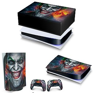 KIT PS5 Capa Anti Poeira e Skin - Coringa Joker