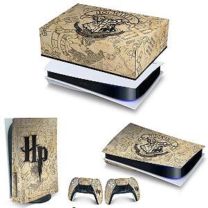 KIT PS5 Capa Anti Poeira e Skin - Harry Potter