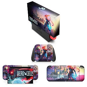 KIT Nintendo Switch Skin e Capa Anti Poeira - Dead Cells