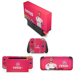 KIT Nintendo Switch Skin e Capa Anti Poeira - Fifa 20