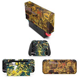 KIT Nintendo Switch Skin e Capa Anti Poeira - Chrono Trigger