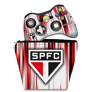 KIT Capa Case e Skin Xbox 360 Controle - São Paulo