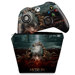 KIT Capa Case e Skin Xbox One Fat Controle - The Medium