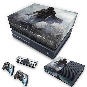 KIT Xbox One Fat Skin e Capa Anti Poeira - Middle Earth: Shadow of Mordor