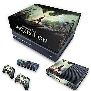 KIT Xbox One Fat Skin e Capa Anti Poeira - Dragon Age Inquisition