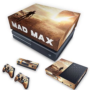 KIT Xbox One Fat Skin e Capa Anti Poeira - Mad Max