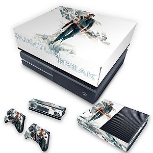 KIT Xbox One Fat Skin e Capa Anti Poeira - Quantum Break