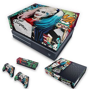 KIT Xbox One Fat Skin e Capa Anti Poeira - Esquadrão Suicida #A