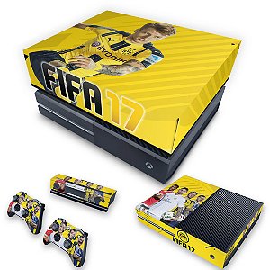 KIT Xbox One Fat Skin e Capa Anti Poeira - FIFA 17