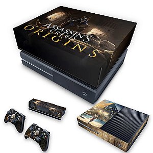 KIT Xbox One Fat Skin e Capa Anti Poeira - Assassin's Creed: Origins