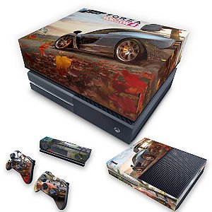 KIT Xbox One Fat Skin e Capa Anti Poeira - Forza Horizon 4