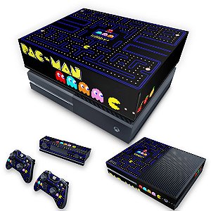 KIT Xbox One Fat Skin e Capa Anti Poeira - Pac Man