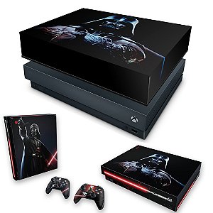 KIT Xbox One X Skin e Capa Anti Poeira - Star Wars - Darth Vader