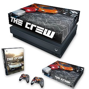 KIT Xbox One X Skin e Capa Anti Poeira - The Crew