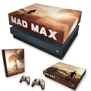 KIT Xbox One X Skin e Capa Anti Poeira - Mad Max