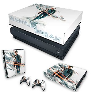 KIT Xbox One X Skin e Capa Anti Poeira - Quantum Break