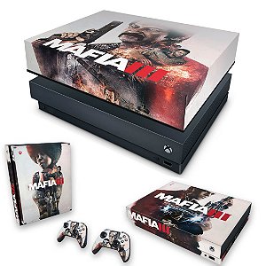 KIT Xbox One X Skin e Capa Anti Poeira - Mafia 3