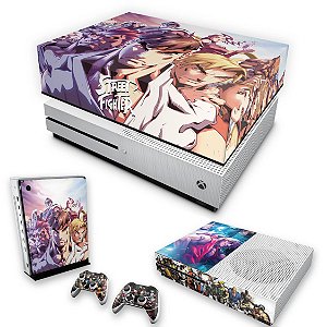 KIT Xbox One S Slim Skin e Capa Anti Poeira - Street Fighter