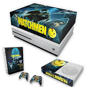 KIT Xbox One S Slim Skin e Capa Anti Poeira - Watchmen