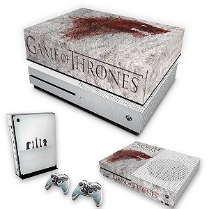 KIT Xbox One S Slim Skin e Capa Anti Poeira - Game of Thrones #A