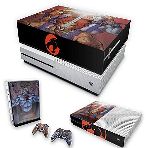 KIT Xbox One S Slim Skin e Capa Anti Poeira - Thundercats